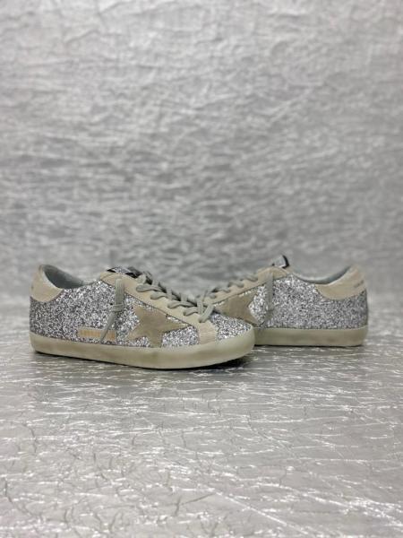 Golden Goose Super-Star Glitter Sneakers