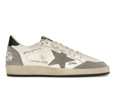 Golden Goose Ball Star White Grey