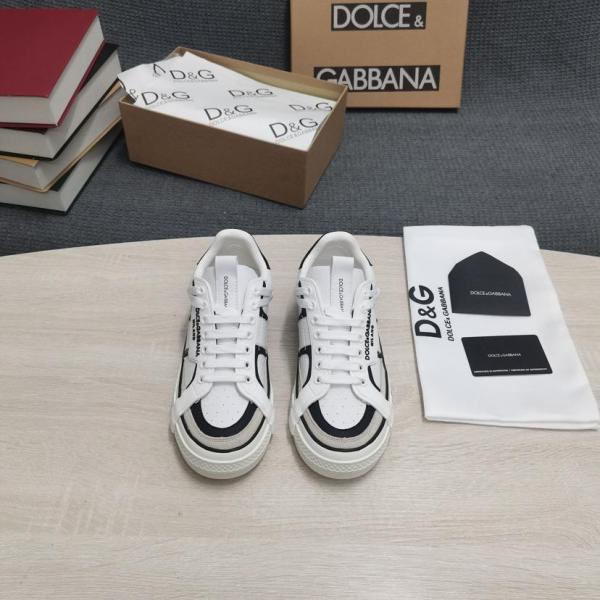 Dolce & Gabbana Custom 2.Zero Low White Black Grey