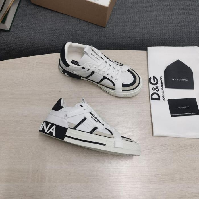 Dolce & Gabbana Custom 2.Zero Low White Black Grey