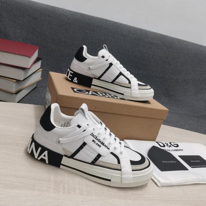 Dolce & Gabbana Custom 2.Zero Low White Black Grey