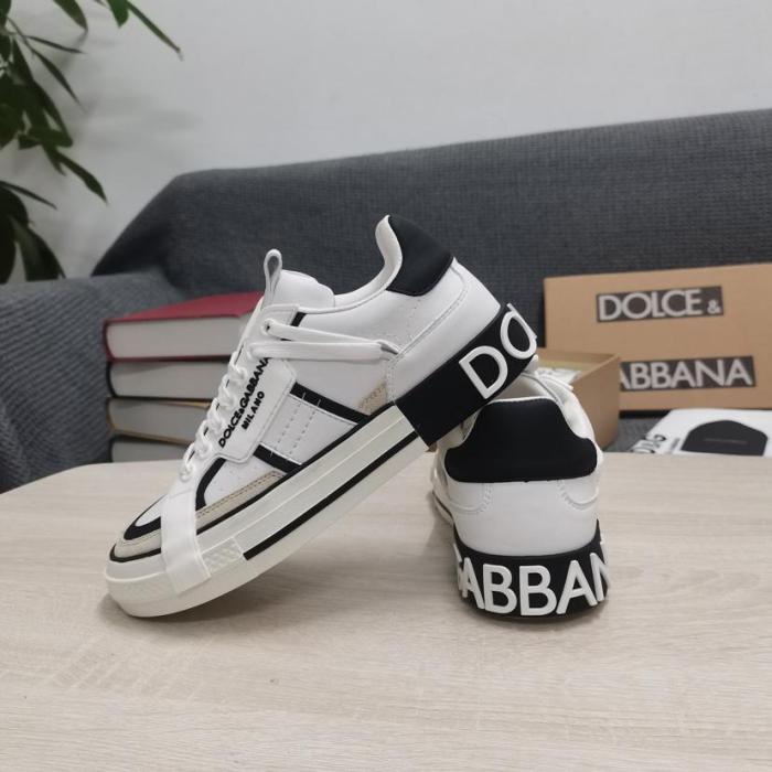 Dolce & Gabbana Custom 2.Zero Low White Black Grey