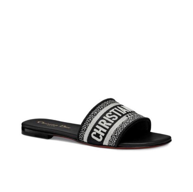 DIOR Dway Slide Slippers Women's Black