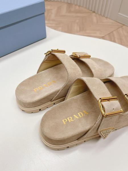 Prada Suede strap slides 1XX692_054_F0379_F_020