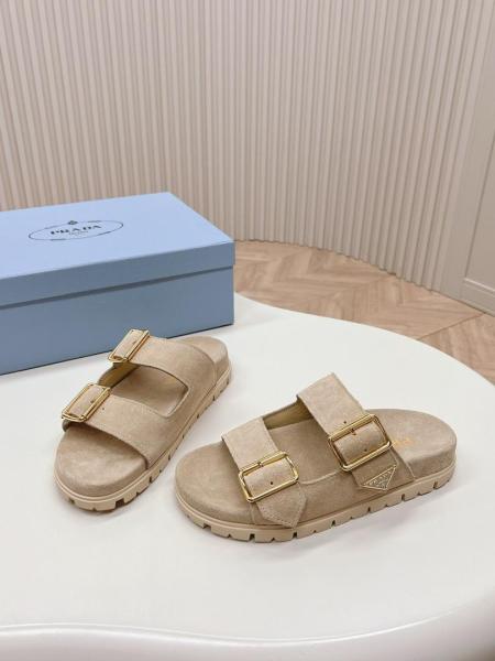 Prada Suede strap slides 1XX692_054_F0379_F_020