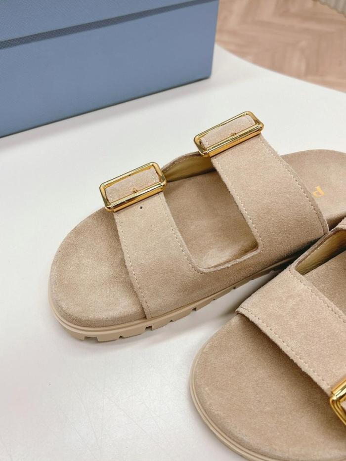 Prada Suede strap slides 1XX692_054_F0379_F_020