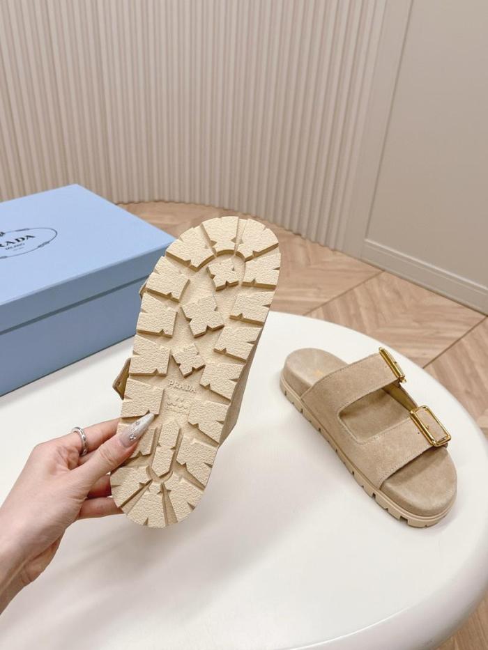 Prada Suede strap slides 1XX692_054_F0379_F_020