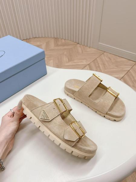 Prada Suede strap slides 1XX692_054_F0379_F_020