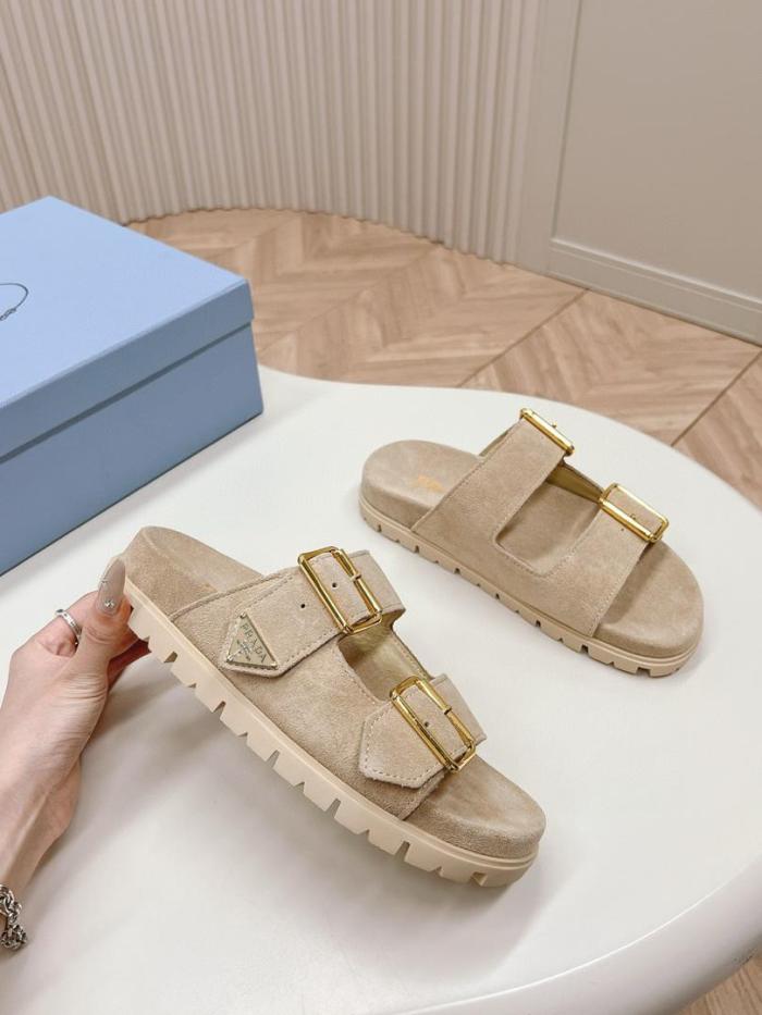 Prada Suede strap slides 1XX692_054_F0379_F_020