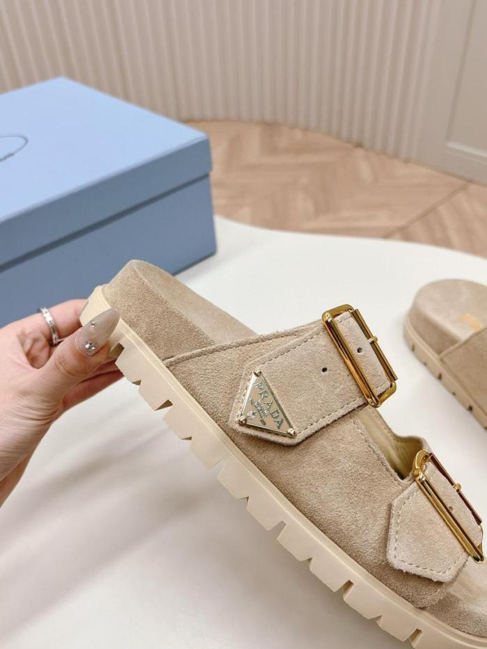Prada Suede strap slides 1XX692_054_F0379_F_020