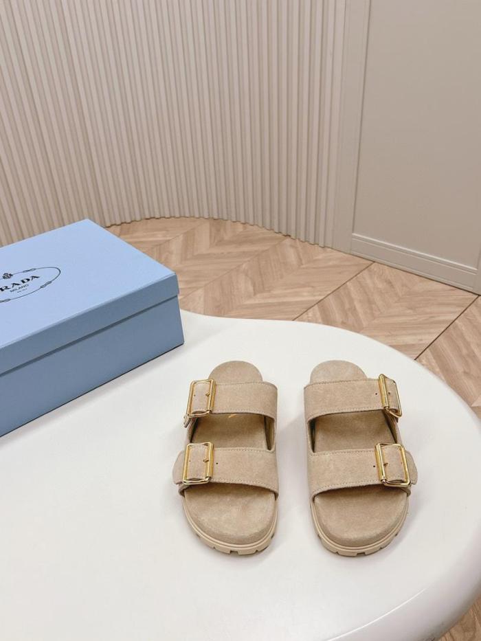 Prada Suede strap slides 1XX692_054_F0379_F_020
