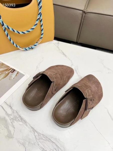 Balenciaga Sunday Mules 'Tan Matte Calfskin'