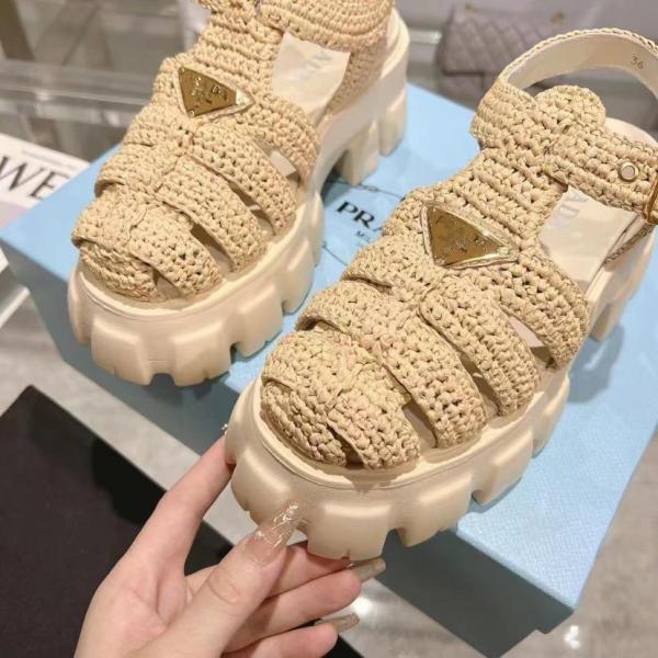 Prada Monolith Foam Rubber 55mm Sandals 1X138N_70N_F0018_F_055