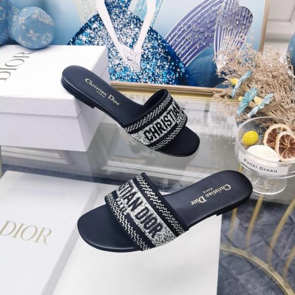 DIOR Dway Slip Resistant Stylish Sandal Women's Black