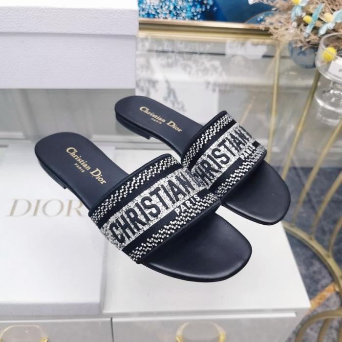 DIOR Dway Slip Resistant Stylish Sandal Women's Black