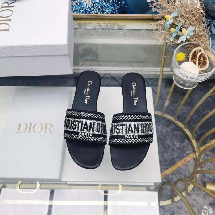 DIOR Dway Slip Resistant Stylish Sandal Women's Black