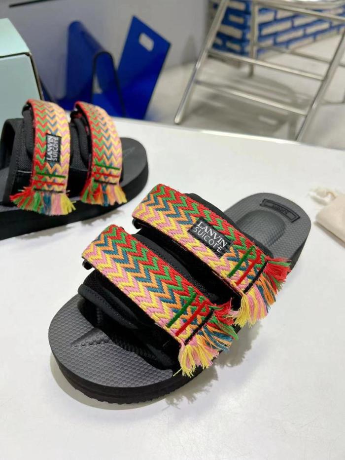 Suicoke Moto Lanvin VabLVN Black