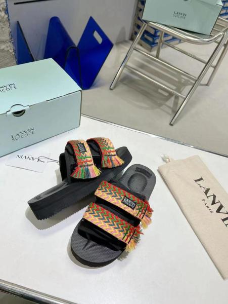 Suicoke Moto Lanvin VabLVN Black