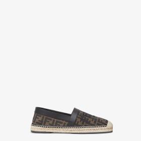 Fendi TIMELESS Espadrilles FF jacquard fabric espadrilles 7P1409AJZGF1LQB