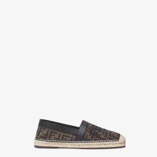 Fendi TIMELESS Espadrilles FF jacquard fabric espadrilles 7P1409AJZGF1LQB