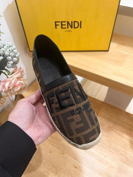 Fendi TIMELESS Espadrilles FF jacquard fabric espadrilles 7P1409AJZGF1LQB
