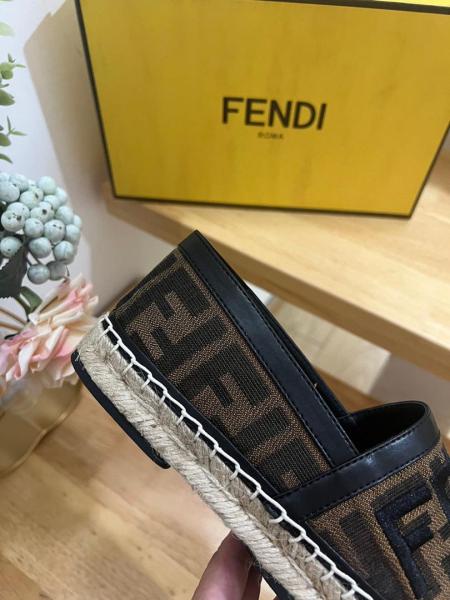 Fendi TIMELESS Espadrilles FF jacquard fabric espadrilles 7P1409AJZGF1LQB