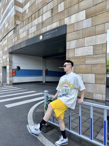 Balenciaga Graphic Printed Oversized T Shirt