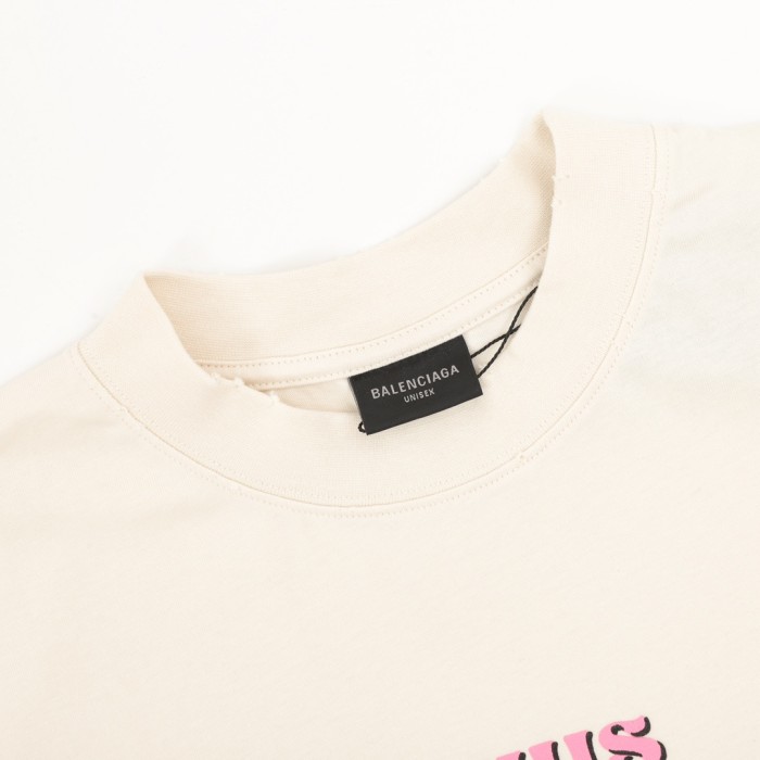 Balenciaga Graphic Printed Oversized T Shirt