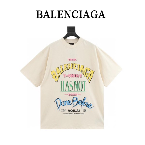 Balenciaga Graphic Printed Oversized T Shirt