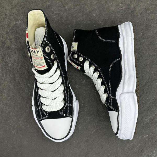 Maison Mihara Yasuhiro Peterson OG Sole Canvas High Black