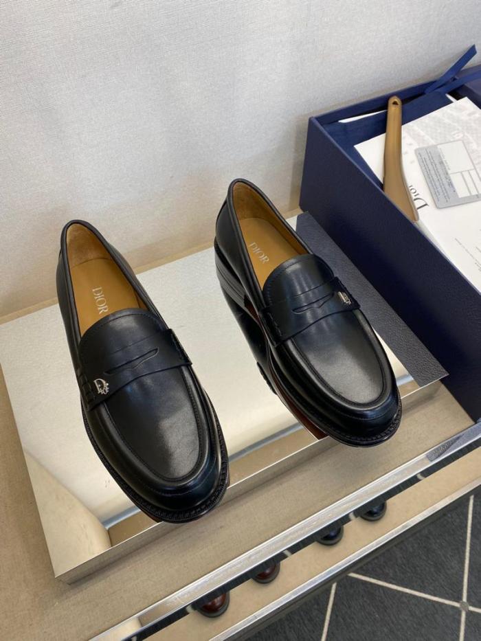 Dior Granville Loafer Black Smooth Calfskin 3LO129ZGK_H900