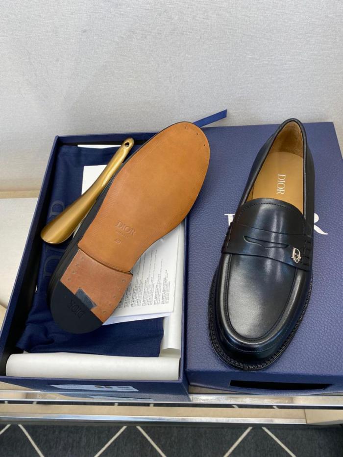 Dior Granville Loafer Black Smooth Calfskin 3LO129ZGK_H900
