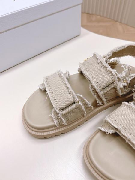 DIOR Beach Sandals Women's Beige