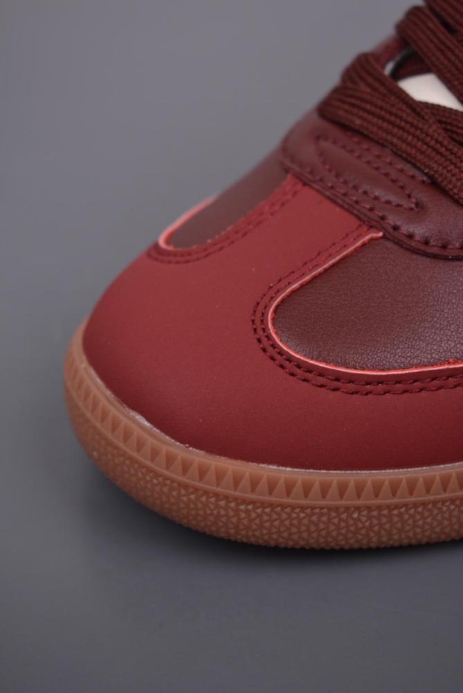 adidas Samba OG Maroon Gold Metallic (Women's)