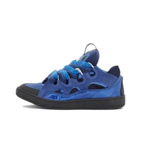 Lanvin Wmns Curb Sneakers Metallic Majorelle Blue