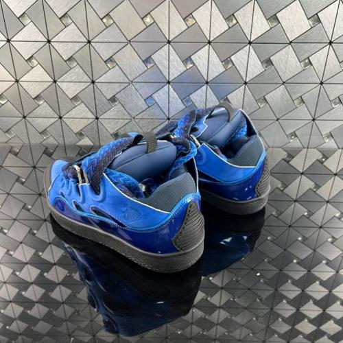 Lanvin Wmns Curb Sneakers Metallic Majorelle Blue