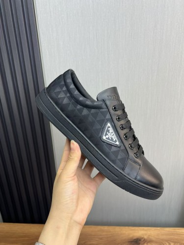 Prada Leather and Re-Nylon sneakers 2EE376_3LNW_F0002_F_G000