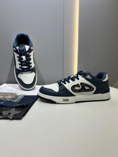 DIOR B57 Low top Skateboard Shoes Marine Blue