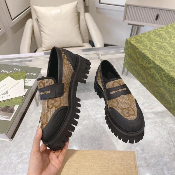 Gucci Novo Gg Loafer 'Camel Black'