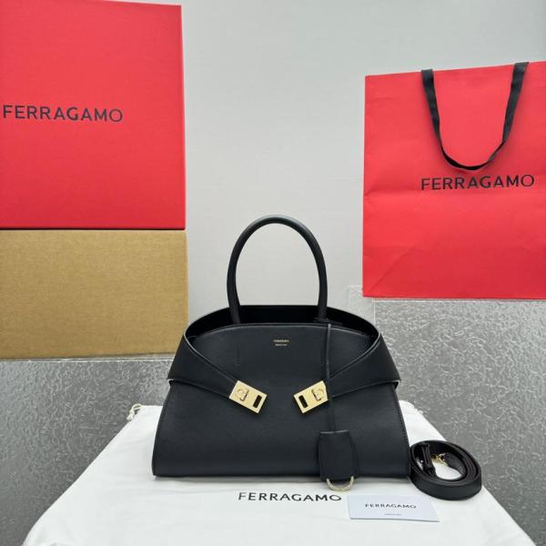 Ferragamo Handbags 215608-766758 size 31.5*19*22 cm