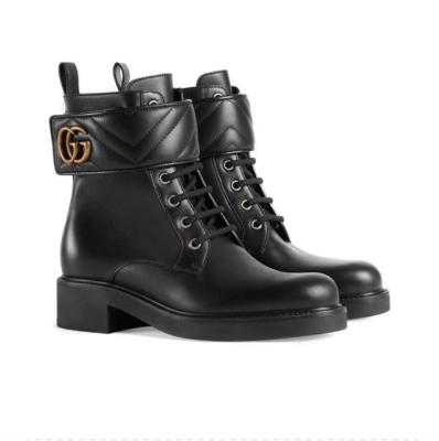 Gucci Wmns Ankle Boot 'Double G - Black' Women's