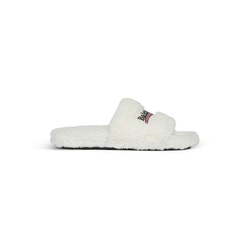 Balenciaga Slippers Home Slippers White