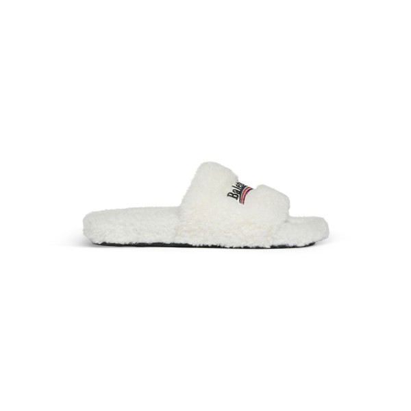 Balenciaga Slippers Home Slippers White