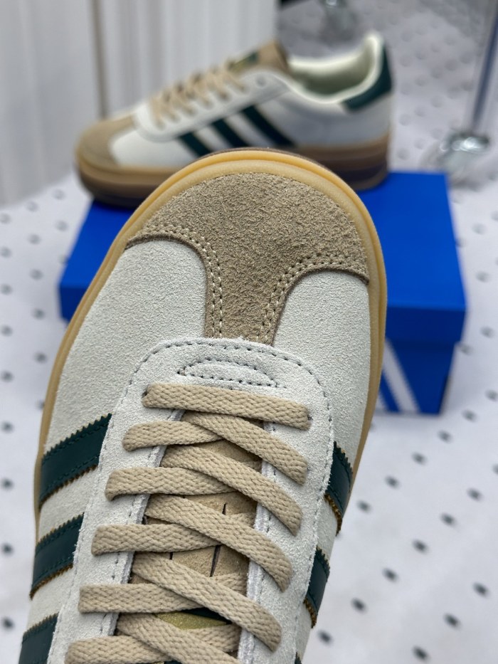 adidas Gazelle Bold Magic Beige Collegiate Green