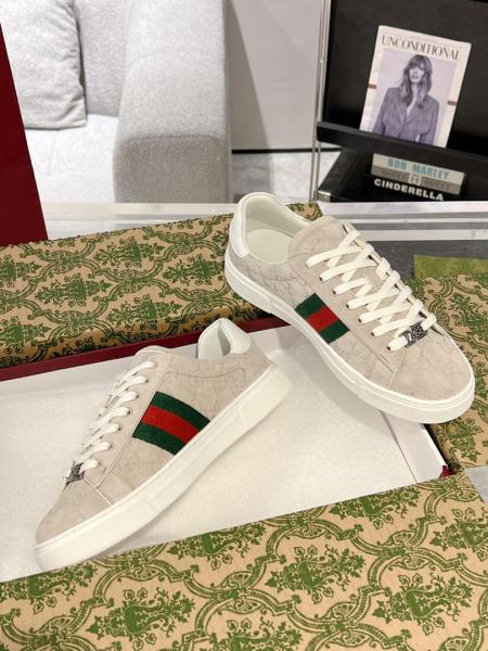 Gucci Ace Sneaker 'GG Oatmeal Suede'