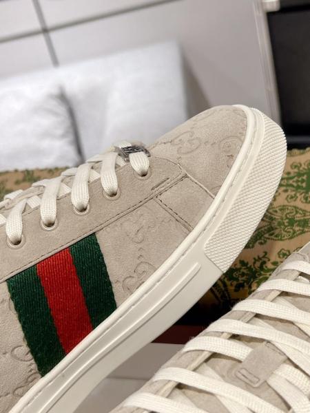 Gucci Ace Sneaker 'GG Oatmeal Suede'