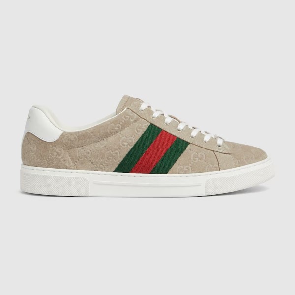 Gucci Ace Sneaker 'GG Oatmeal Suede'