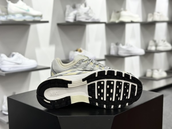 Nike P-6000 Coconut Milk Metallic Silver