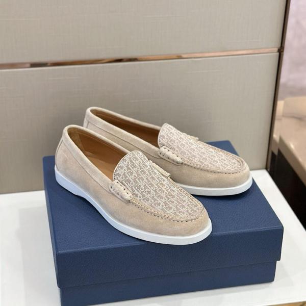 Dior Granville Loafer Beige Suede 3LO131ZWN161 / 3LO131ZWN_H161