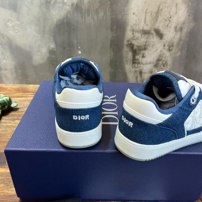 Dior B27 Low White Blue Denim 3SN272ZAC_H580